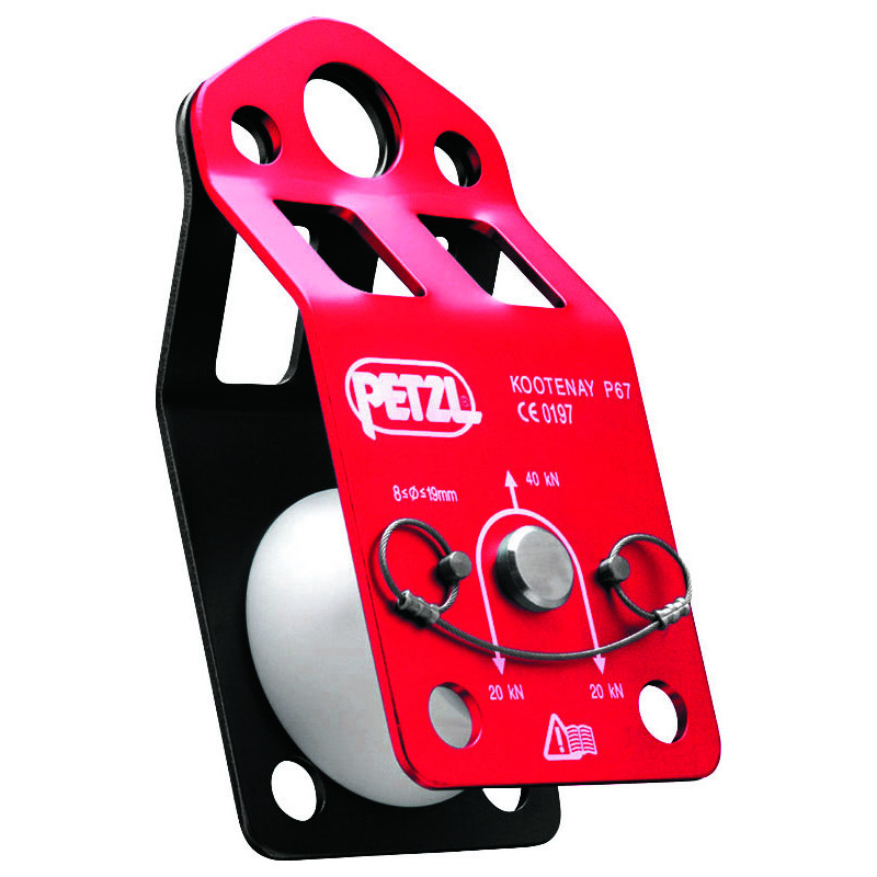 Poulie passe noeuds Kootenay Petzl Poulie passe noeuds Kootenay Petzl