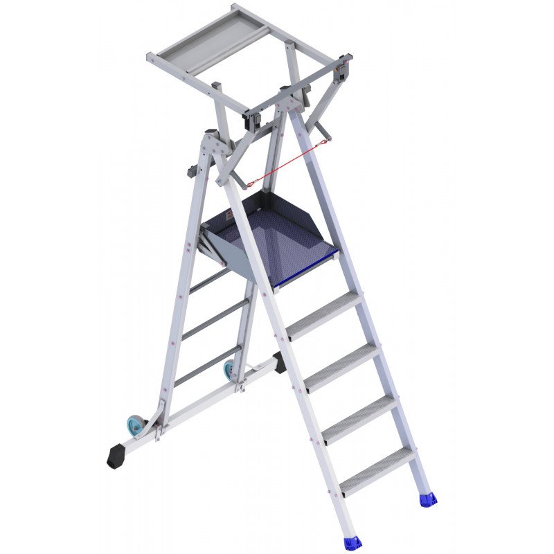 Plateforme individuelle roulante avec porte outil intégré ULTRALU Plateforme individuelle roulante avec porte outil intégré ULTRALU