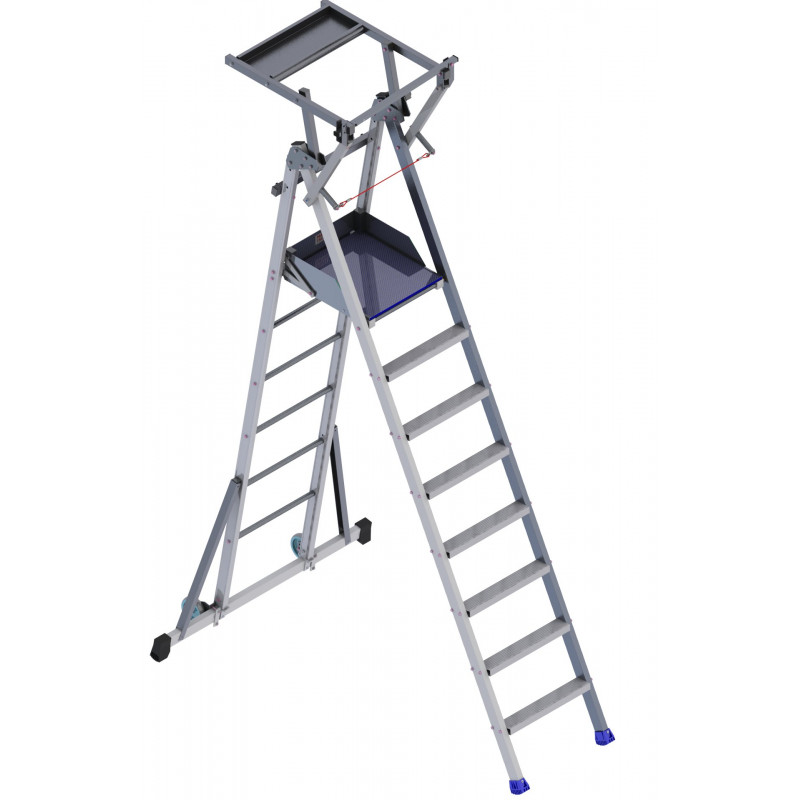 Plateforme individuelle roulante avec porte outil intégré ULTRALU Plateforme individuelle roulante avec porte outil intégré ULTRALU
