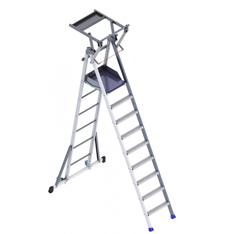 Plateforme individuelle roulante avec porte outil intégré ULTRALU Plateforme individuelle roulante avec porte outil intégré ULTRALU