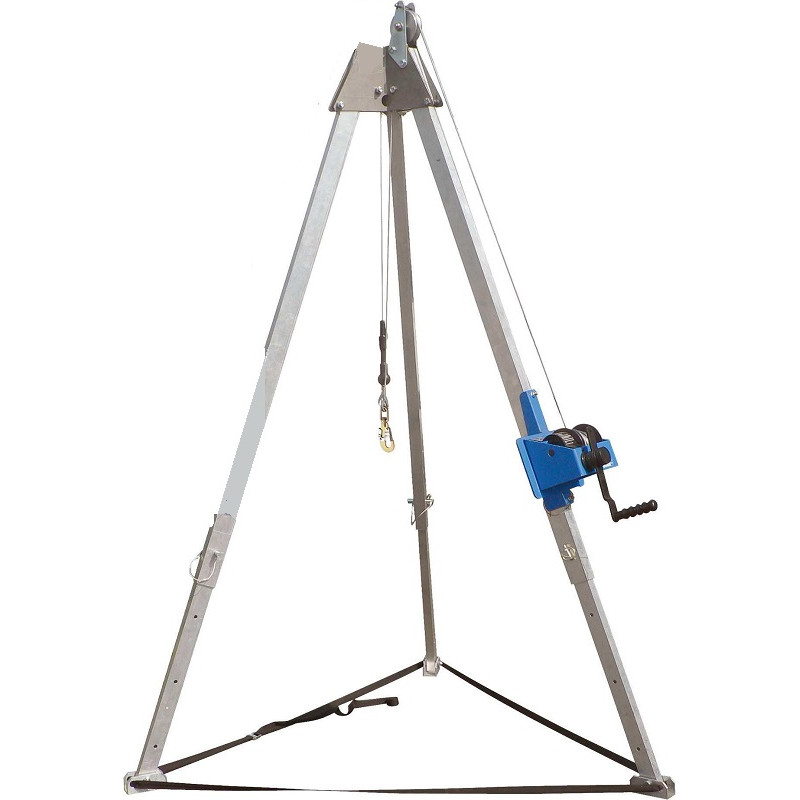 Trépied Tracpode avec kit poulie et treuil TRACTEL - Tripode de sécurité Trépied Tracpode avec kit poulie et treuil TRACTEL - Tripode de sécurité
