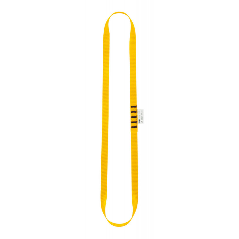 Anneau d'ancrage en sangle Petzl 60 cm Jaune