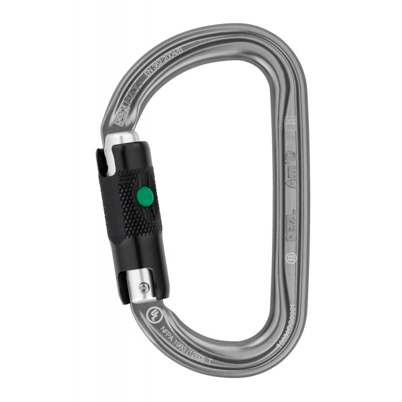 Mousqueton Am'D Ball Lock Petzl