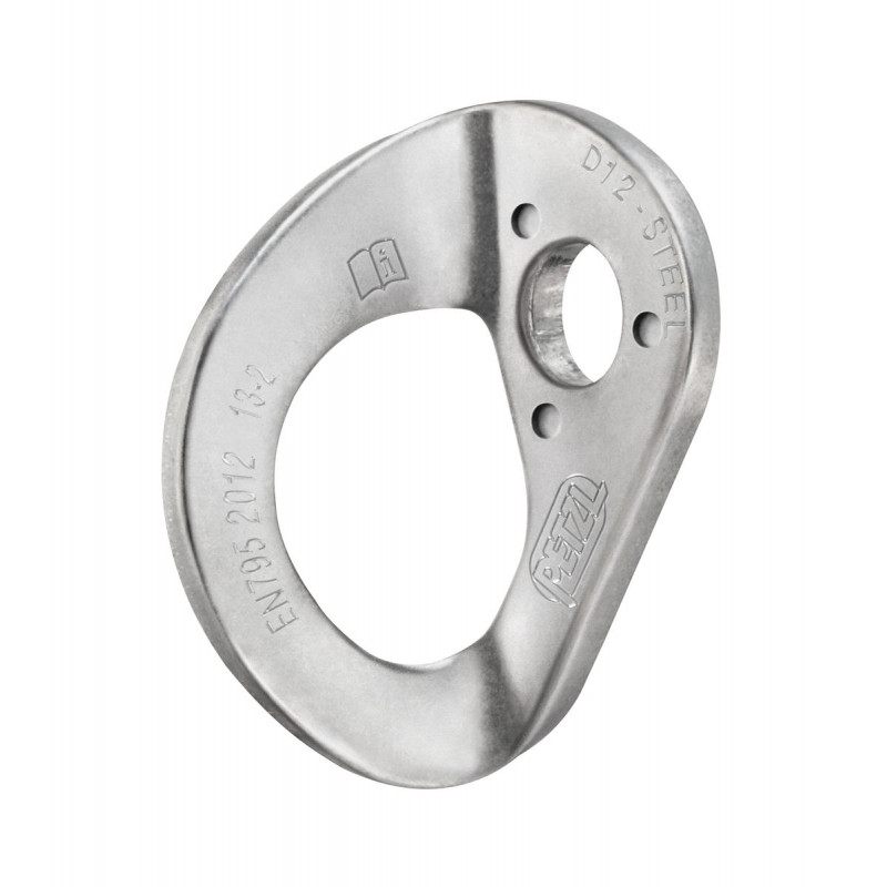 Plaquette acier d'amarrage Coeur Steel Petzl Plaquette acier d'amarrage Coeur Steel Petzl