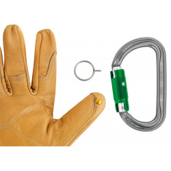 Mousqueton de sécurité Am'D Pin Lock Petzl