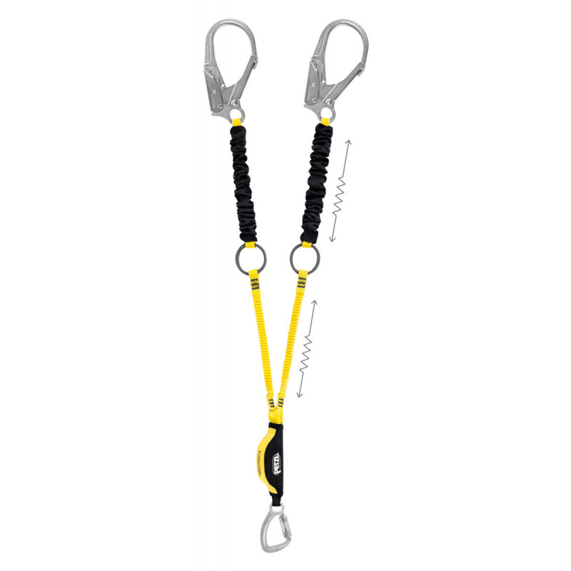 Longe double Petzl Absorbica-Y Tie-Back Longe double Petzl Absorbica-Y Tie-Back