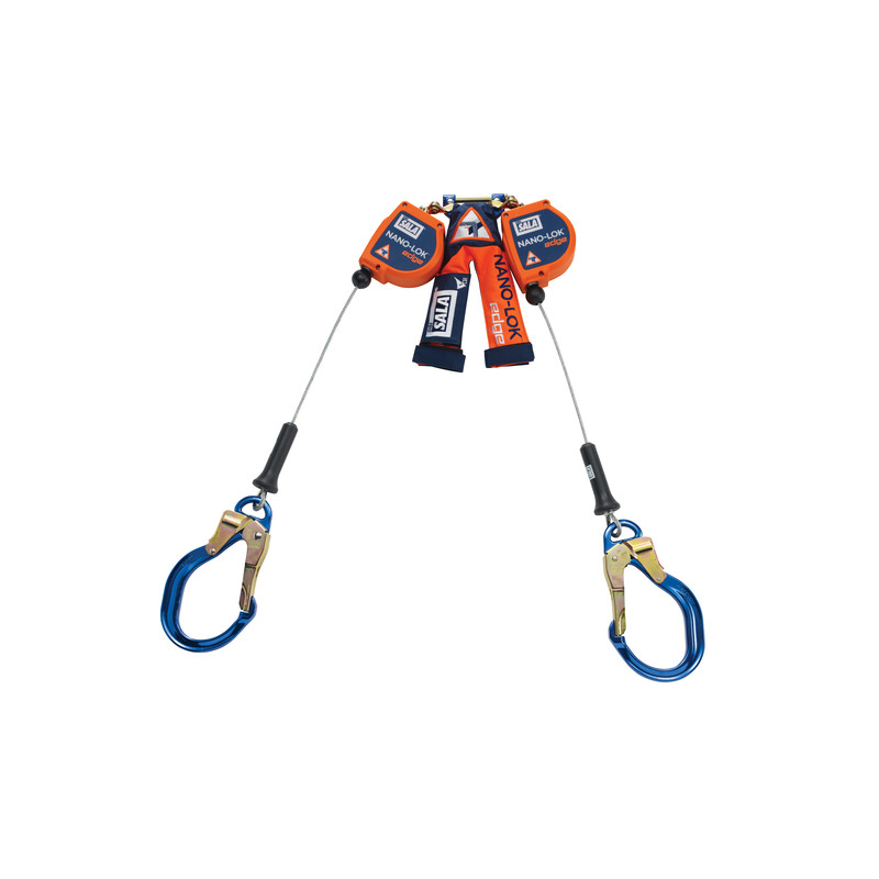 Antichute à rappel automatique Nano Lok Edge Sala pour arête vive - Longe Y Antichute à rappel automatique Nano Lok Edge Sala pour arête vive - Longe Y
