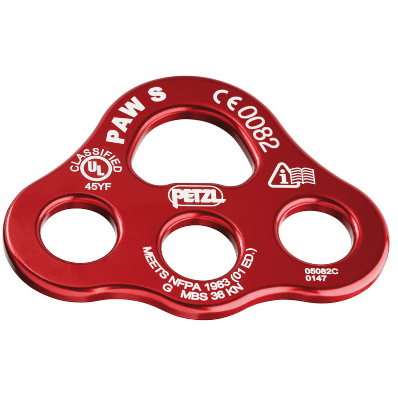 Multiplicateur d'amarrage Petzl Paw S rouge Multiplicateur d'amarrage Petzl Paw S rouge