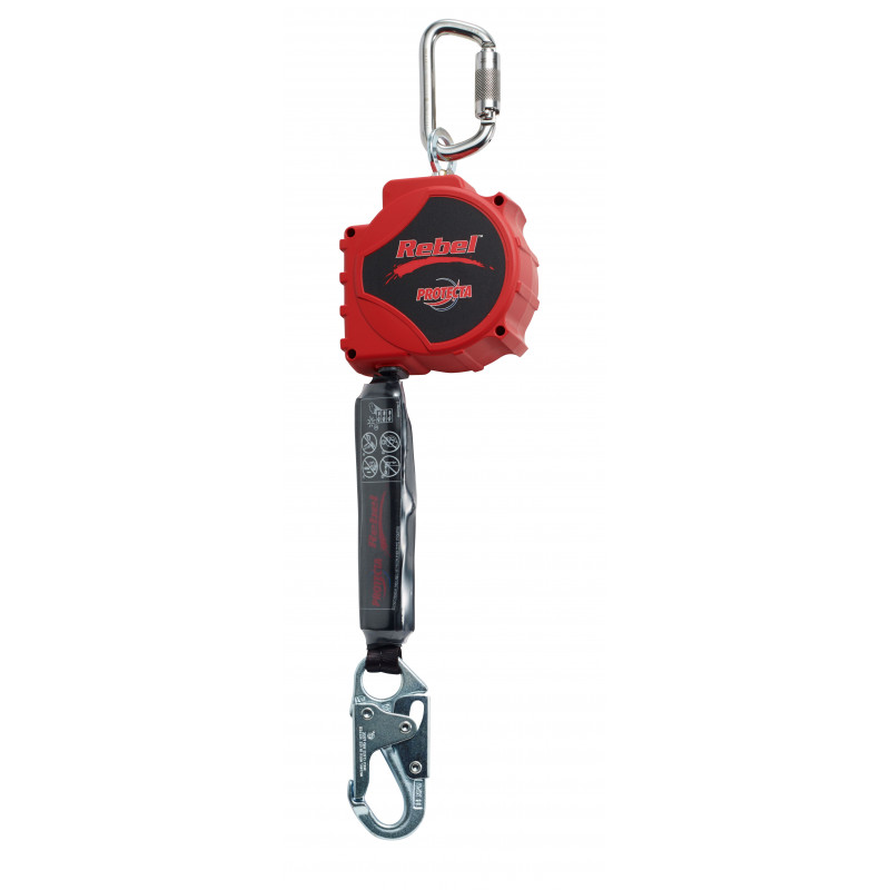 Antichute à rappel automatique Rebel en sangle de 6 mètres Antichute à rappel automatique Rebel en sangle de 6 mètres