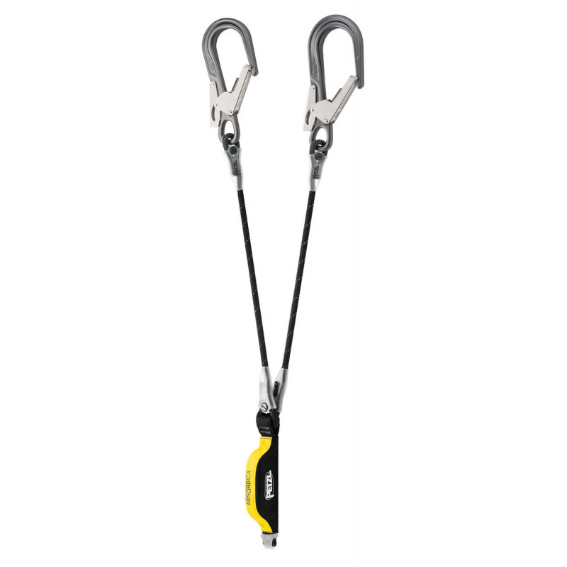 Longe double Absorbica-Y MGO de Petzl avec absorbeur d'énergie intégré Longe double Absorbica-Y MGO de Petzl avec absorbeur d'énergie intégré