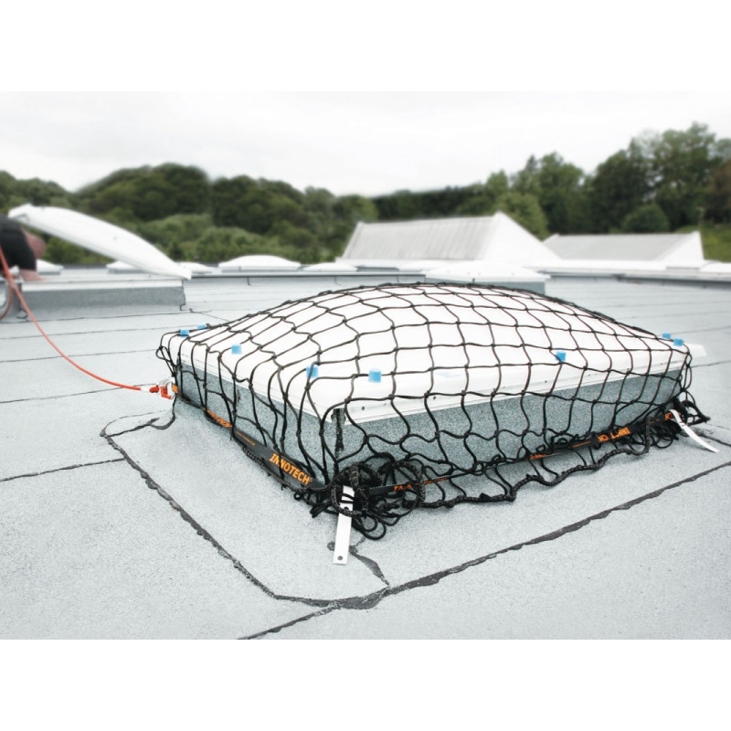 Filet de protection antichute pour lanterneaux Mobi 2x2 Filet de protection antichute pour lanterneaux Mobi 2x2