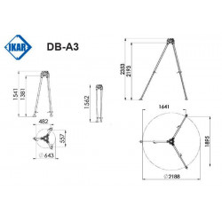 TREPIED DB-A3-3 PERS - IKAR