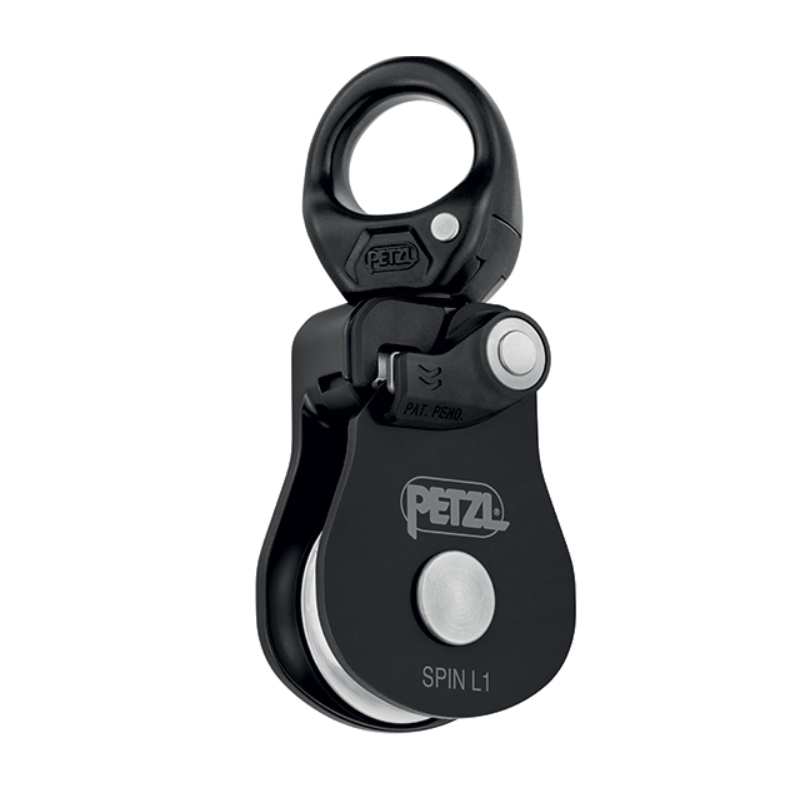 PETZL - POULIE SPIN L1 NOIR - ANCRAGE