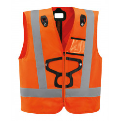 PETZL - Veste HI-VIZ - Harnais Newton - Orange