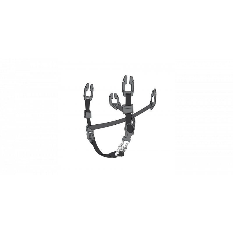 Jugulaire 4 points textile universelle V-Gard Jugulaire 4 points textile universelle V-Gard