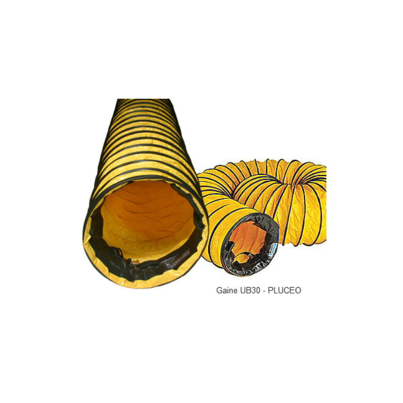 GAINE - Ventilateur UB30 - ECKO-flex Reinforced duct, 10m GAINE - Ventilateur UB30 - ECKO-flex Reinforced duct, 10m