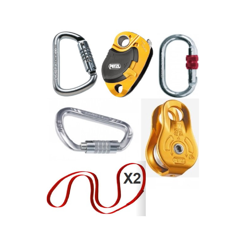 PETZL / CAMP - Kit levage premier prix -