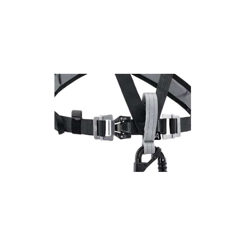 Torse PETZL CHEST'AIR - Transforme Harnais Cuissard En Harnais Antichute - Pour Travail En Hauteur - Noir