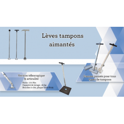 Lève plaques, tampons et grilles - Outil de levage universel pour