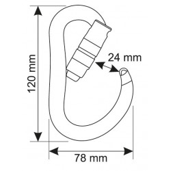 CAMP - Mousqueton - ATOM 2 LOCK*