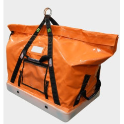 PLUCEO - Sac de levage pour éolienne - Square tool bag with steel fitting - 400KG - 240L