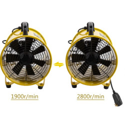 PLUCEO - Ventilateur / extracteur - 320W + gaine 5m