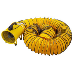 PLUCEO - Ventilateur / extracteur - 320W + gaine 5m