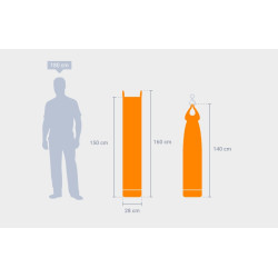 PLUCEO - Sac de levage éolienne - Tall bottle bag - Dual lifting option