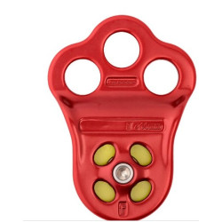 DMM - Poulie et amarrage - Triple Attachment Pulley Red