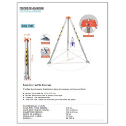 Kit de travail espace confiné - évacuation