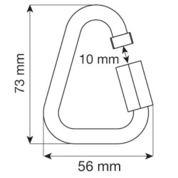 CAMP - Maillon rapide DELTA 10mm