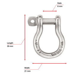 PETZL - Manilles - pour sellette PODIUM (x2)