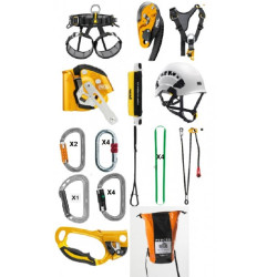 PETZL - Kit cordiste CQP "FALCON" + sac PLUCEO