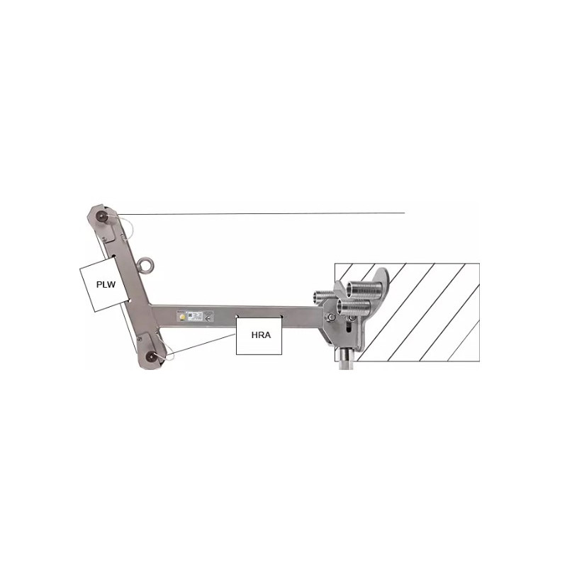 IKAR - POTENCETTE / ANCRAGE pour trou d'homme à l'horizontal
