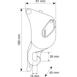 GANT - Giant - Descendeur auto-freinant avec fonction anti-panique