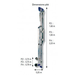 Plateforme individuelle roulante Tandempro F4 Duarib