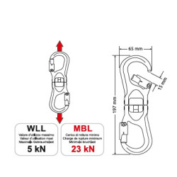 CAMP - Amarrage émerillon - ENIGMA 3LOCK DOUBLE