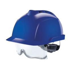 MSA - Casque de sécurité - V-Gard 930 - lunettes intégrées - Non Ventilé