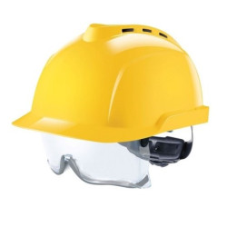 MSA - Casque de sécurité - V-Gard 930 - lunettes intégrées - Non Ventilé