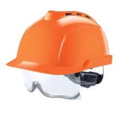 MSA - Casque de sécurité - V-Gard 930 - lunettes intégrées - Non Ventilé