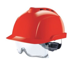 MSA - Casque de sécurité - V-Gard 930 - lunettes intégrées - Non Ventilé