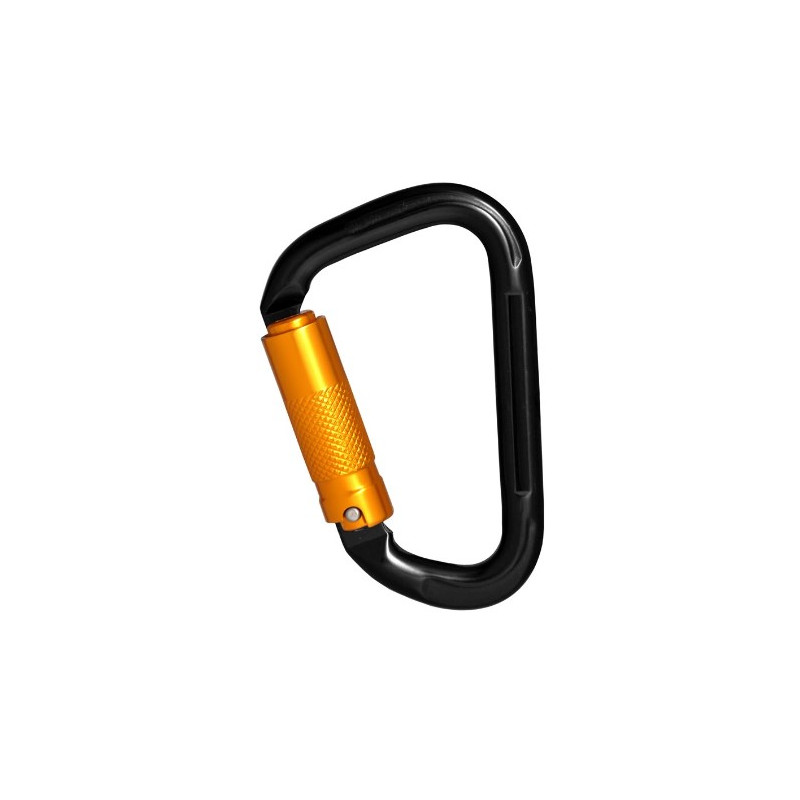 KRATOS SAFETY - Mousqueton alu verrouillage auto triple action - type Keylock KRATOS SAFETY - Mousqueton alu verrouillage auto triple action - type Keylock