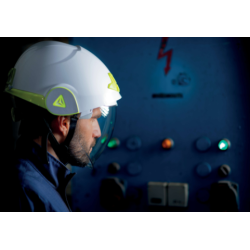DELTA PLUS - Casque de chantier avec visière - ONYX2 BLANC