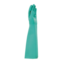 DELTA PLUS - GANT NITRILE LONG CHLORINÉ - LONG. 46 CM VERT