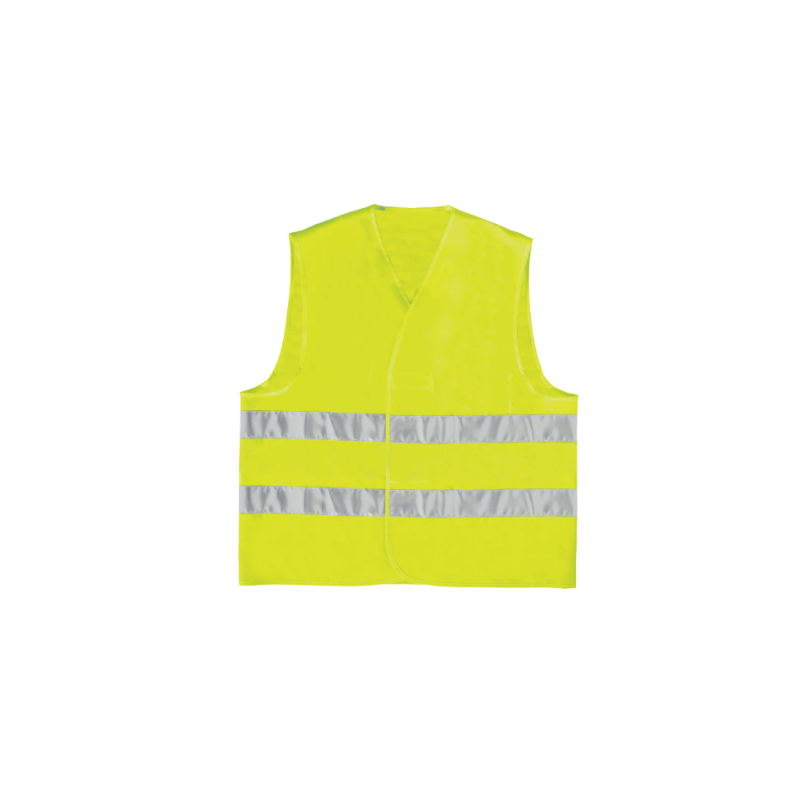 DELTA PLUS - GILET HV POLYESTER BANDES PARALLÈLES - jaune