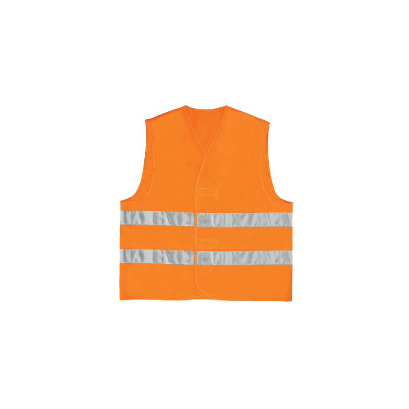 DELTA PLUS - GILET HV POLYESTER BANDES PARALLÈLES - orange