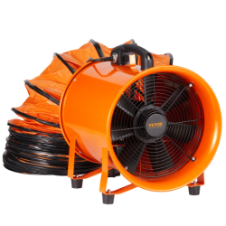 PLUCEO - Ventilateur / extracteur - 300W + gaine 10m