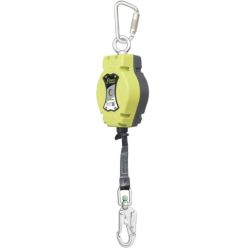 KRATOS SAFETY - HELIXON sangle, antichute à rappel automatique 6 m, pour utilisation verticale seulement