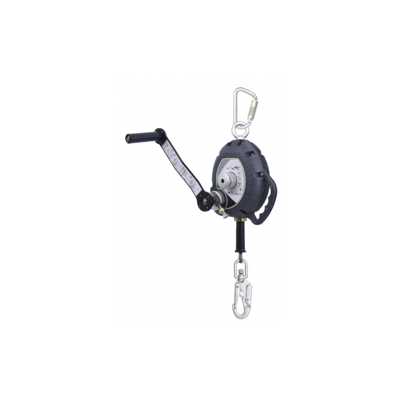 KRATOS SAFETY - Antichute à rappel automatique 10M, câble inox - KALIPSO