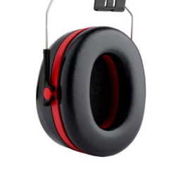 3M - Coquilles antibruit 3M™ PELTOR™ Optime™ III, noir/rouge, monté sur casque, H540P3E-413-SV
